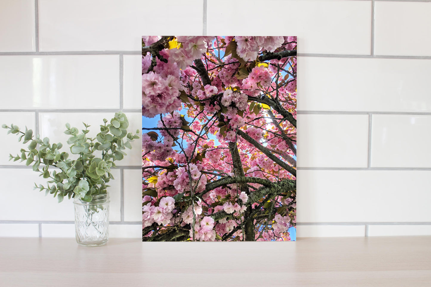 Monokian Cherry Blossoms | Wood Sign | Eaches | Min 2