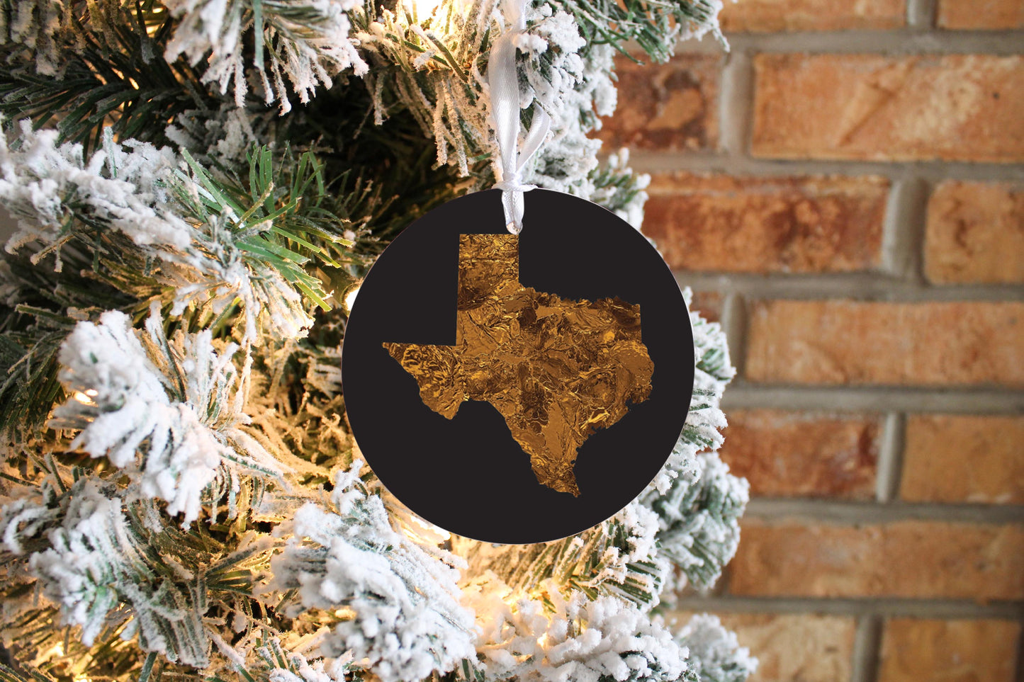 Texas State Shape Copper| Wood Ornament | Eaches | Min 6