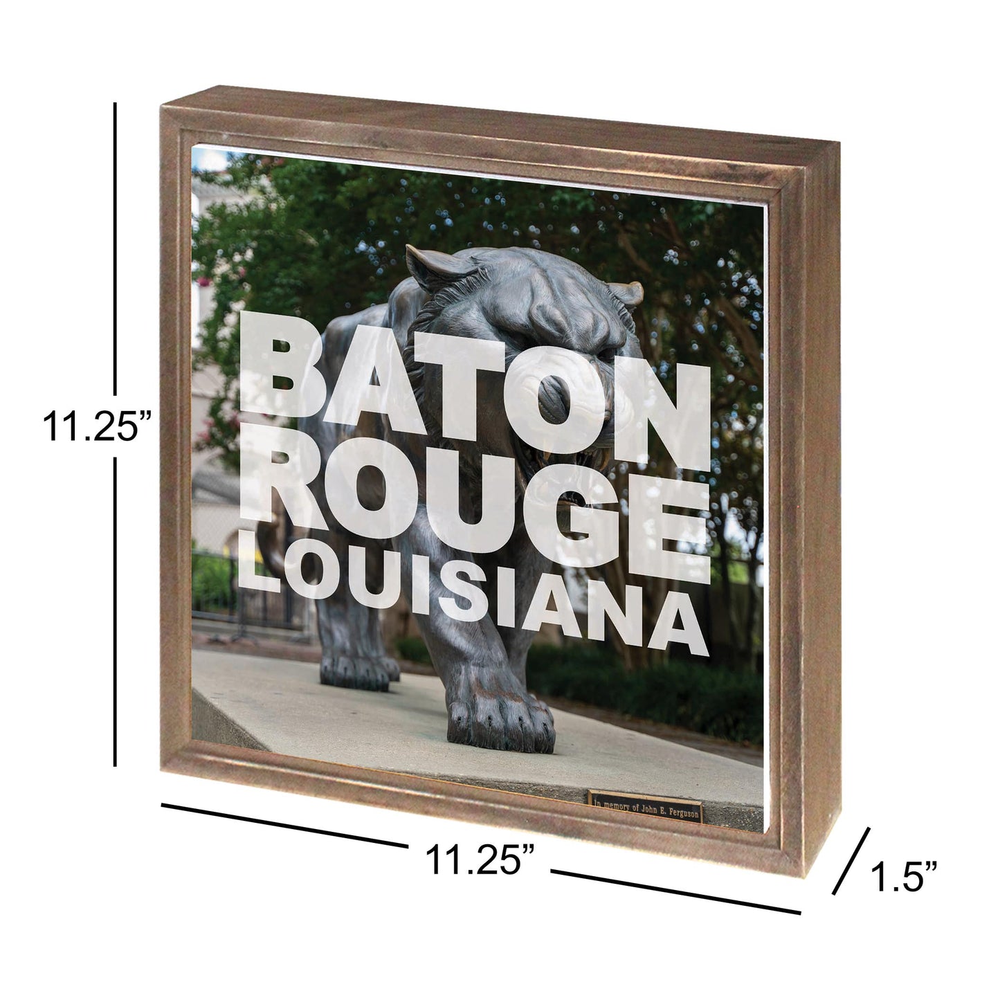 Baton Rouge Louisiana Photo | Wood Sign | Eaches | Min 1