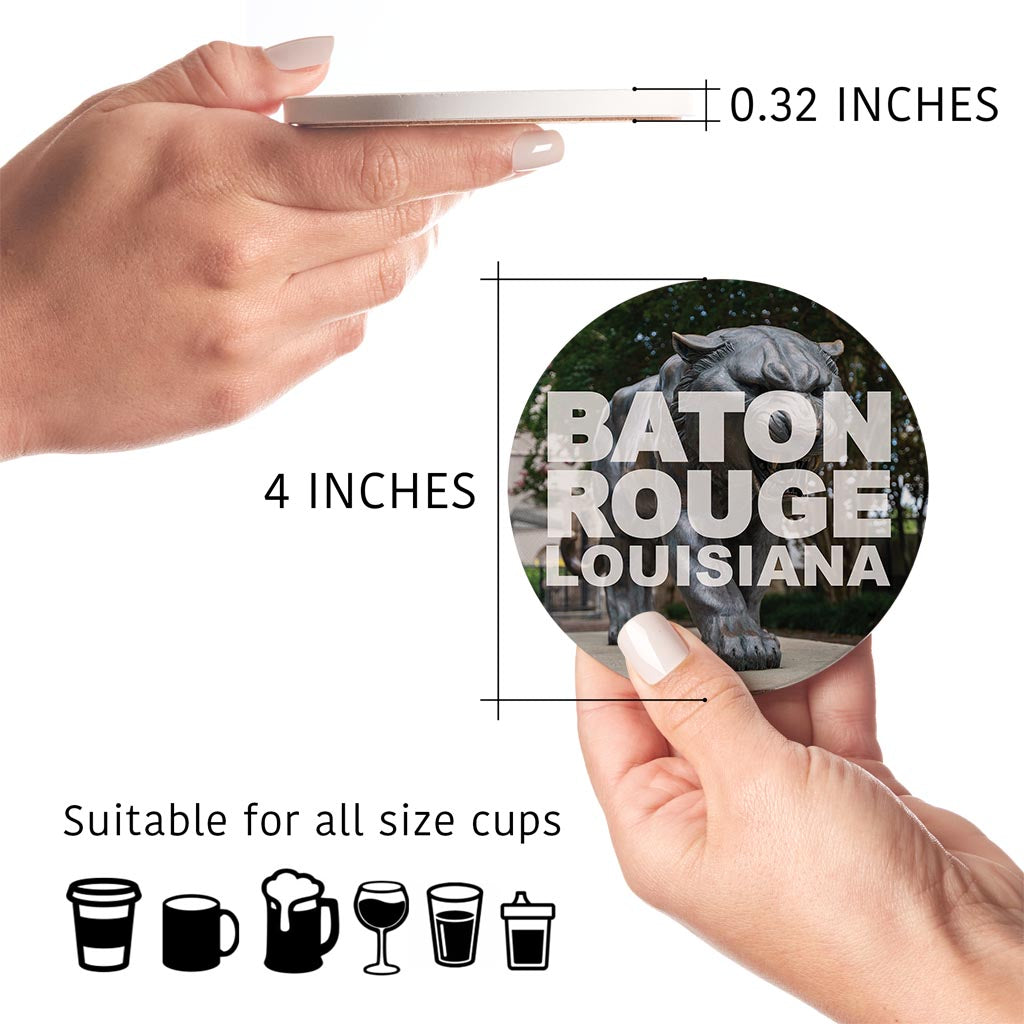 Baton Rouge Louisiana Photos| Absorbent Coasters | Set of 4 | Min 2