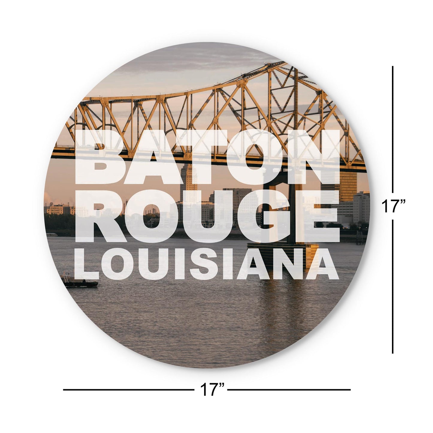 Baton Rouge Louisiana Photo | Wood Sign | Eaches | Min 1