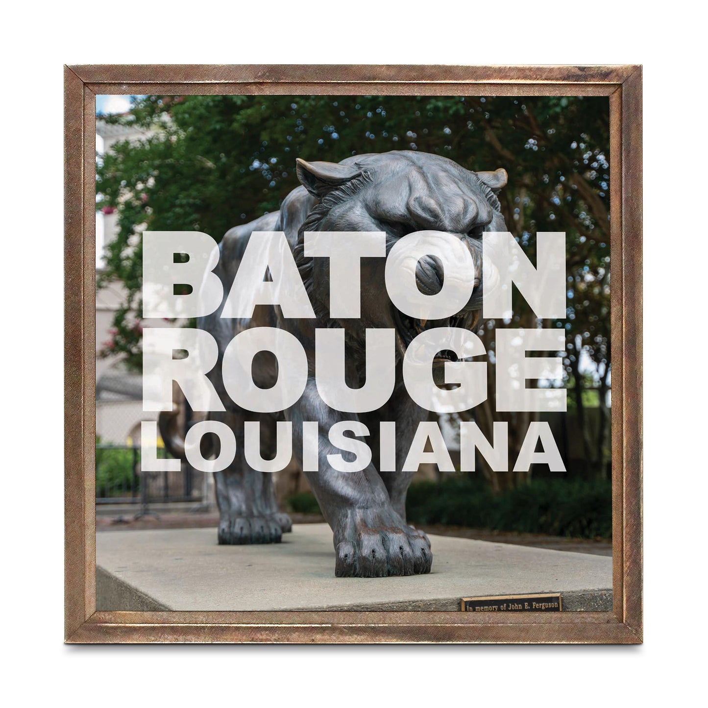 Baton Rouge Louisiana Photo | Wood Sign | Eaches | Min 1