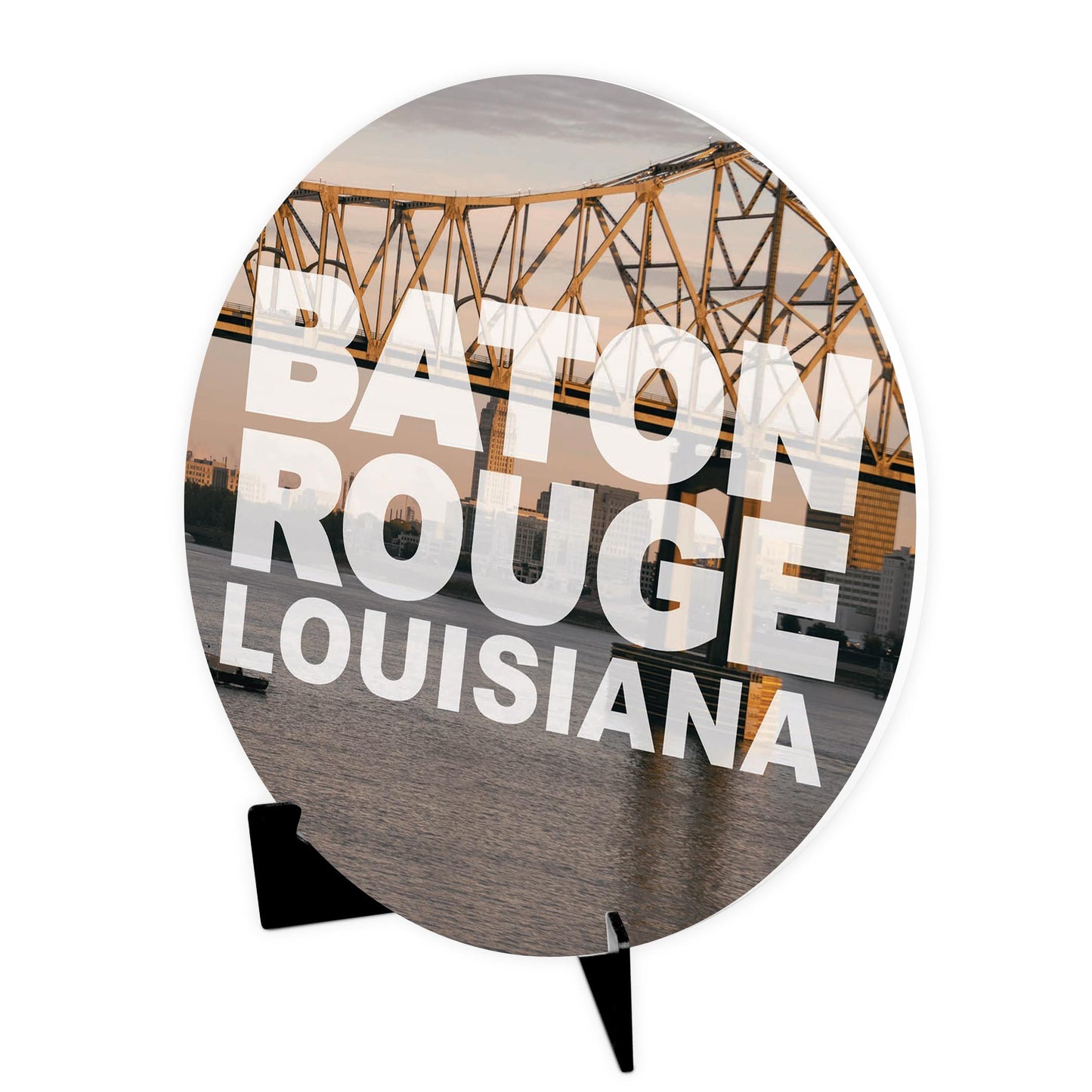 Baton Rouge Louisiana Photo | Wood Sign | Eaches | Min 1