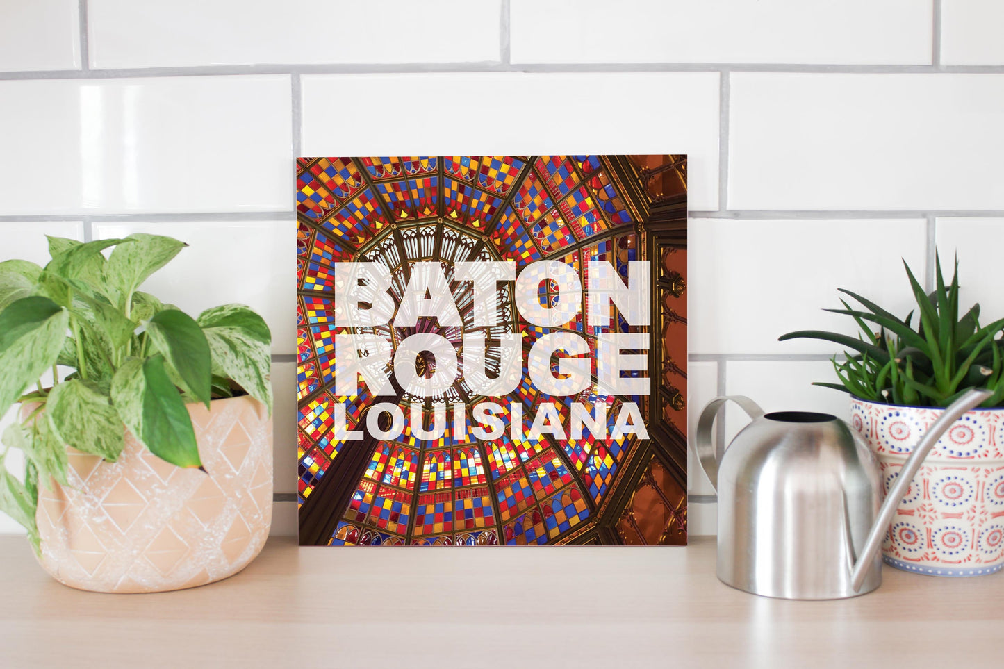 Baton Rouge Louisiana Photo | Wood Sign | Eaches | Min 2