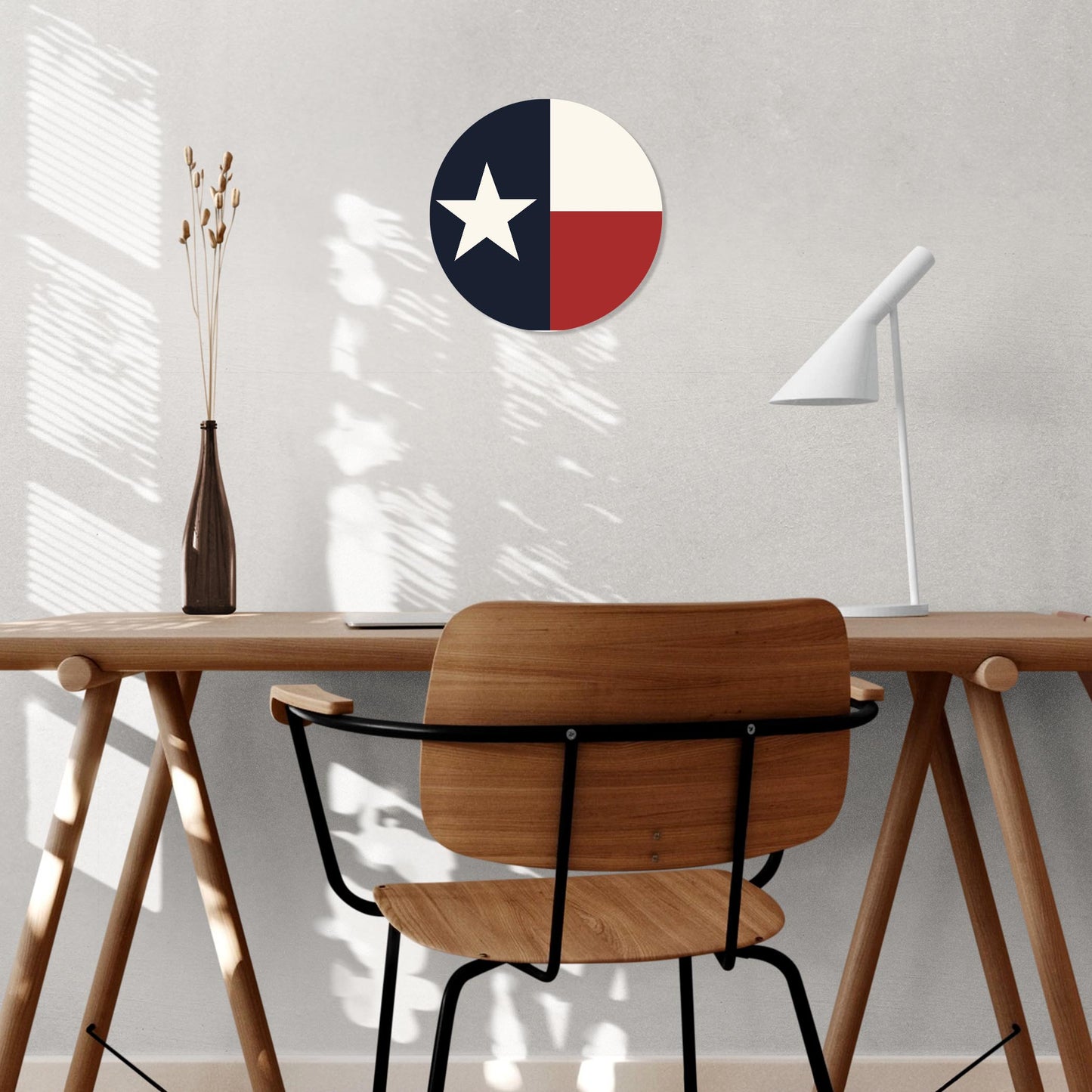 Modern Minimalist Texas Colors Flag | Wood Sign | Eaches | Min 1