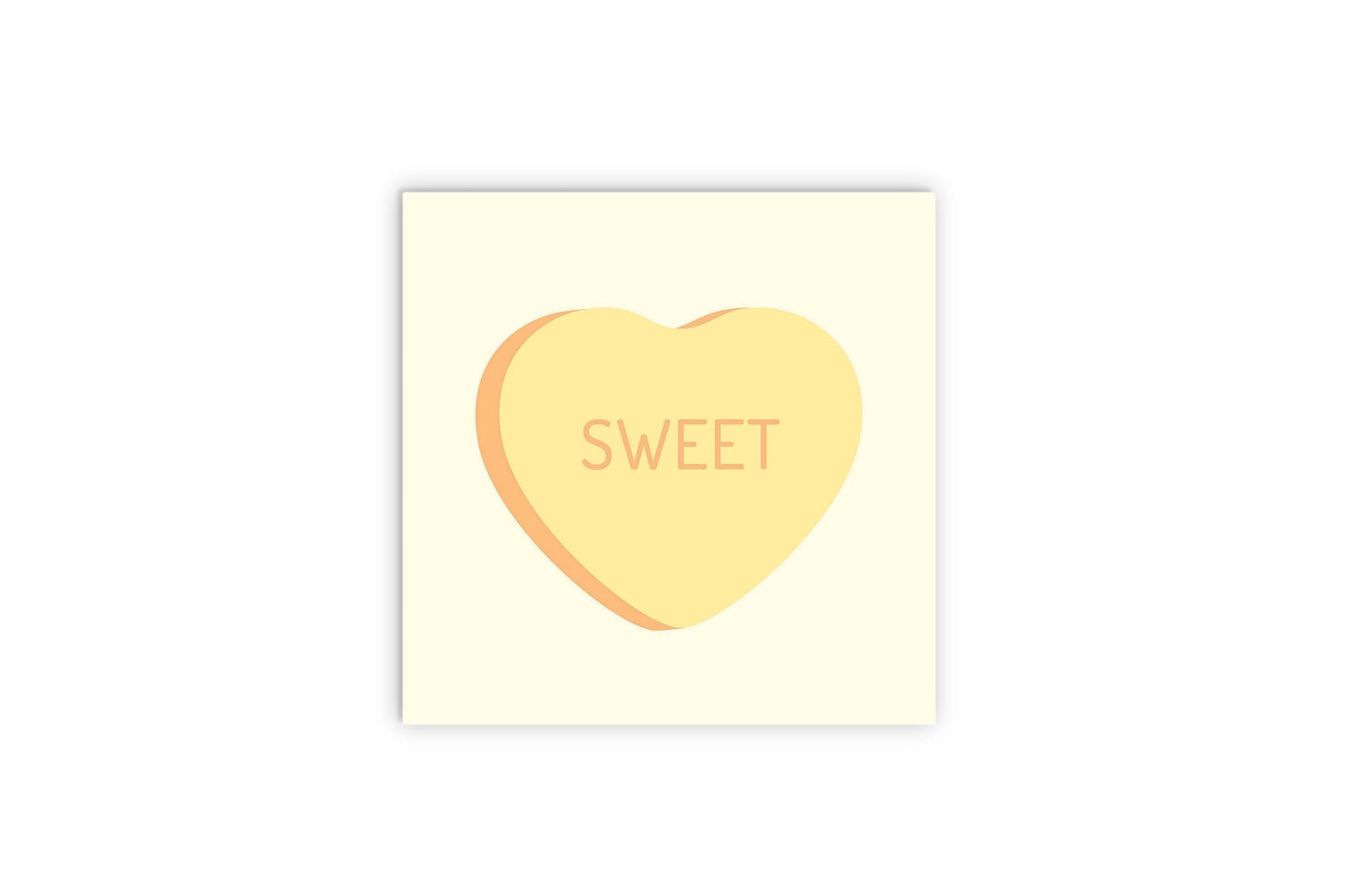 Message Hearts Sweet | Wood Sign | Eaches | Min 2