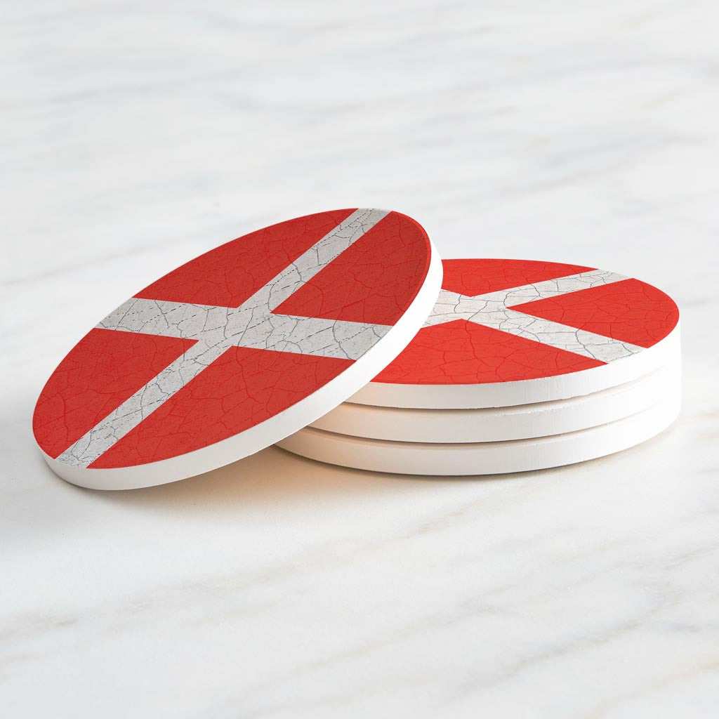 Nautical Flag Victor | Absorbent Coasters | Set of 4 | Min 2