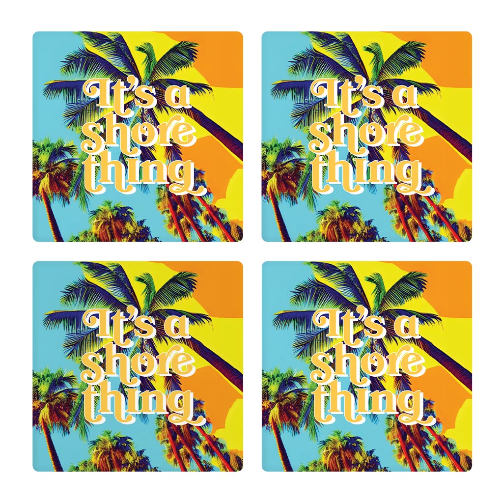 Its A Shore Thing | Absorbent Coasters | Set of 4 | Min 2