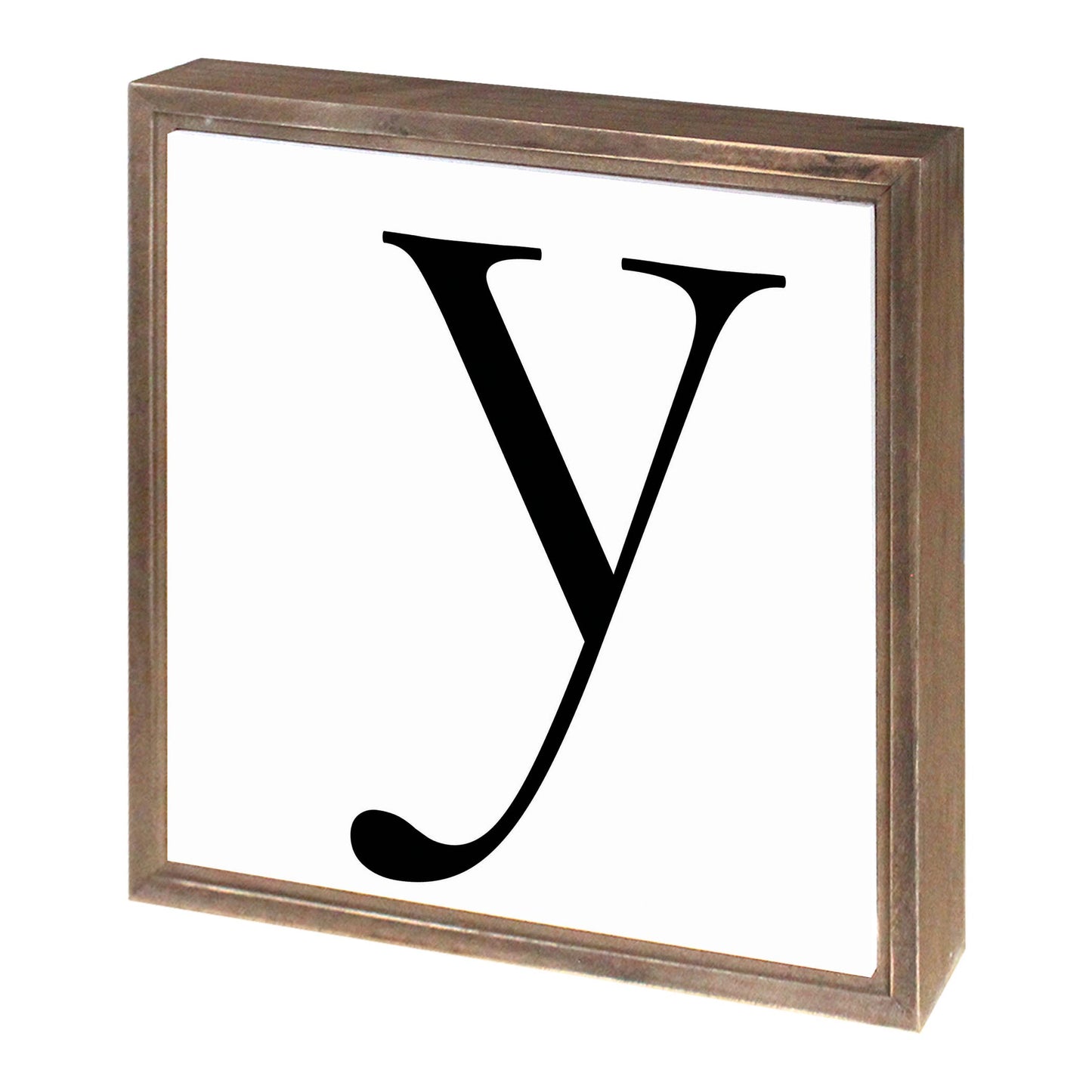 Minimalist Monogram Y | Wood Sign | Eaches | Min 1