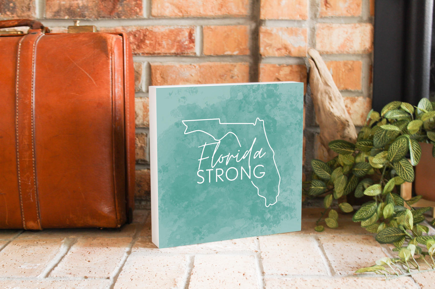 Florida Strong Blue | Wood Block | Eaches | Min 2