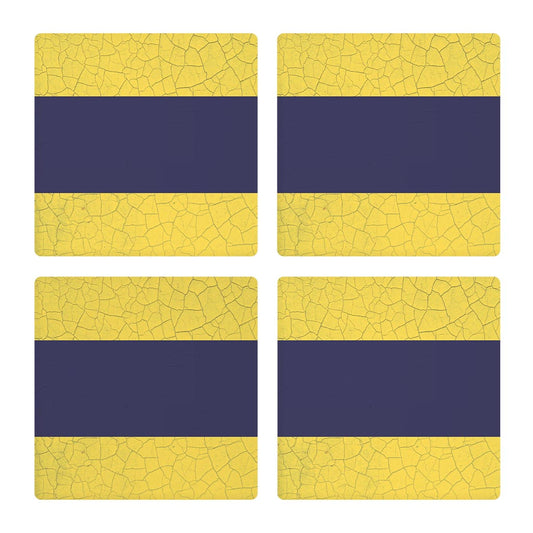 Nautical Flag Delta | Absorbent Coasters | Set of 4 | Min 2