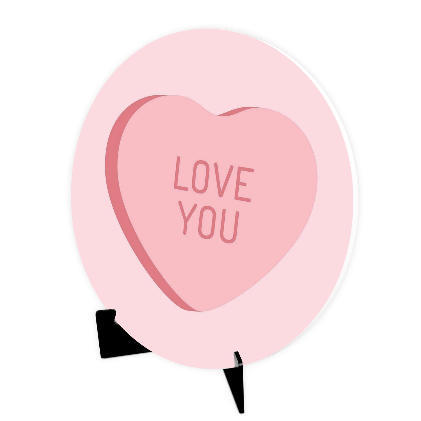 Message Hearts Love You | Wood Sign | Eaches | Min 1