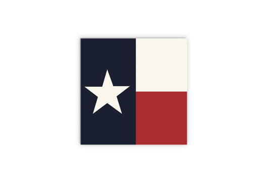 Modern Minimalist Texas Colors Flag | Wood Sign | Eaches | Min 2