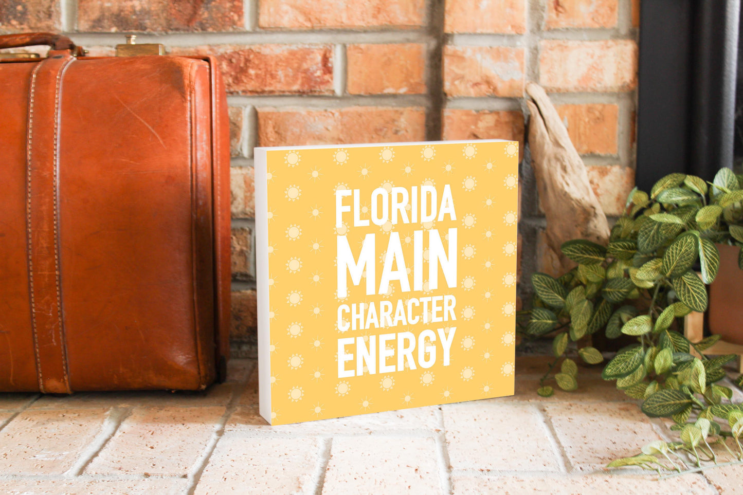 Florida Main Character Energy | Wood Block | Eaches | Min 2