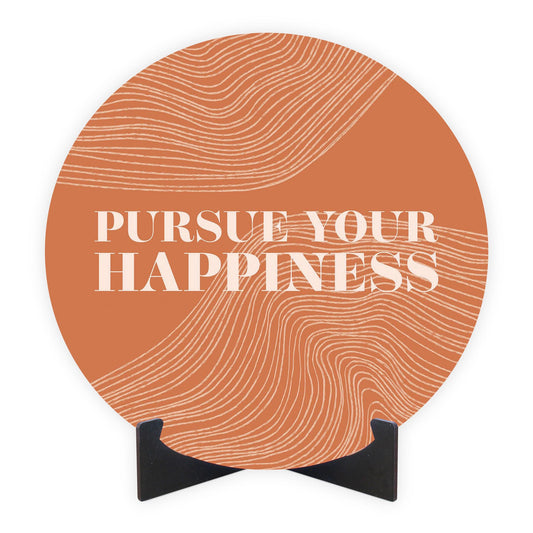 Modern Minimalist Pennsylvania Happiness Quip | Wood Sign | Eaches | Min 1