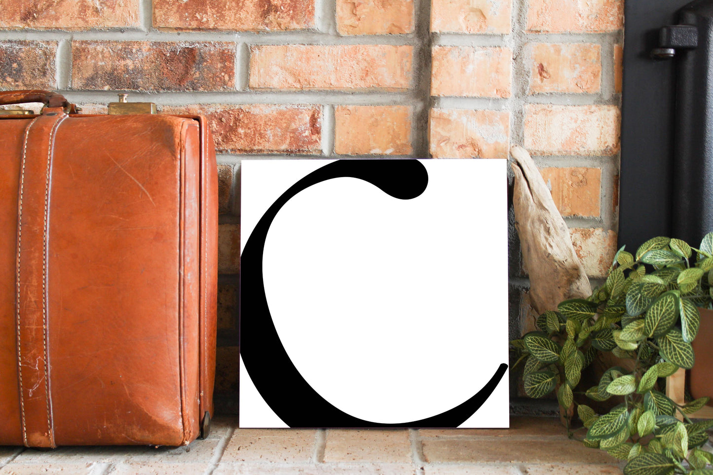 Minimal Monogram C | Wood Sign | Eaches | Min 2