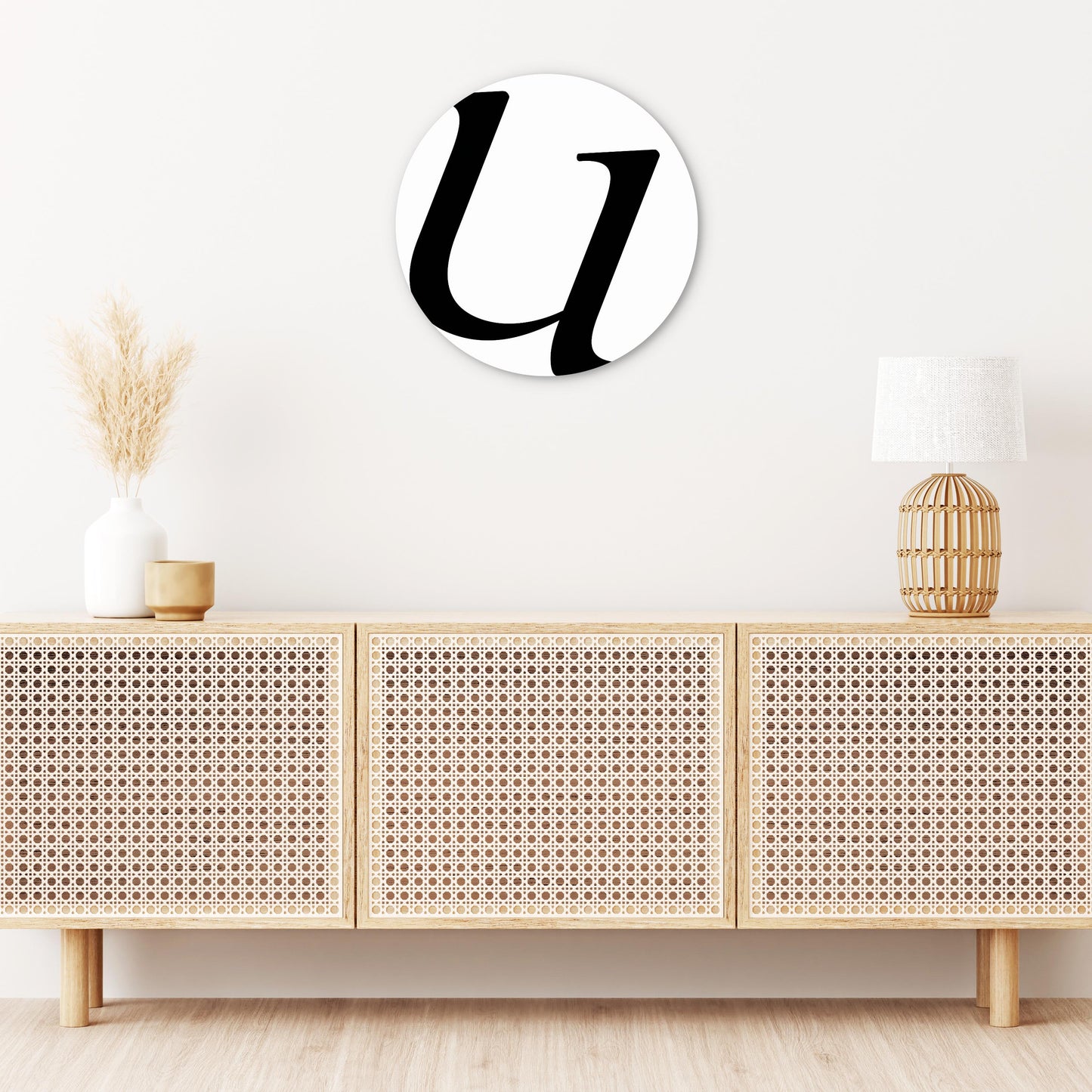 Minimalist Monogram U | Wood Sign | Eaches | Min 1