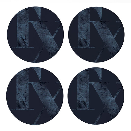 Modern Minimalist Texas Blue Tx | Absorbent Coasters | Set of 4 | Min 2