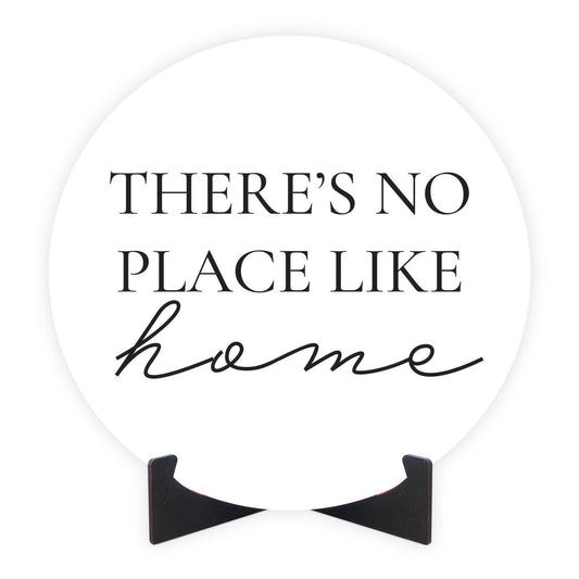 Minimalist B&W Kansas No Place Like Home | Wood Sign | Eaches | Min 1