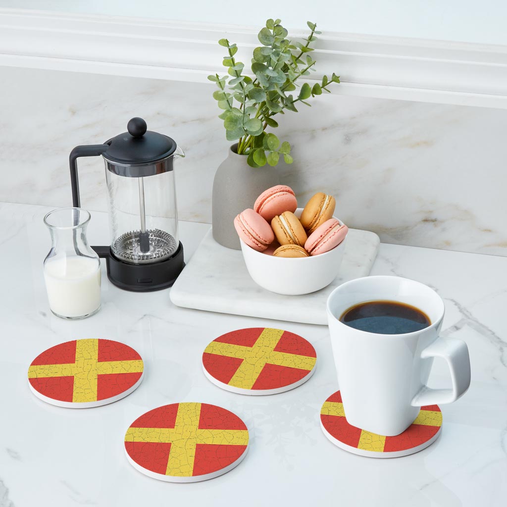 Nautical Flag Romeo | Absorbent Coasters | Set of 4 | Min 2