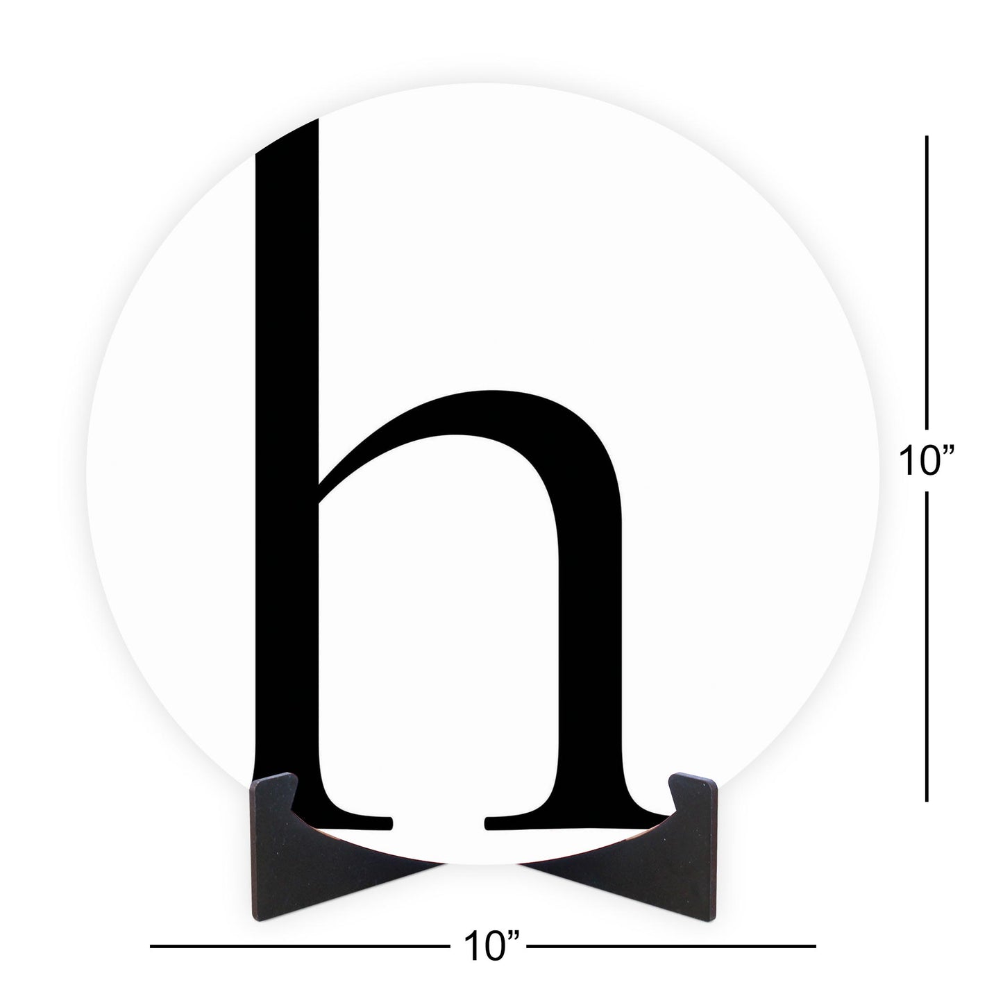 Minimalist Monogram H | Wood Sign | Eaches | Min 1