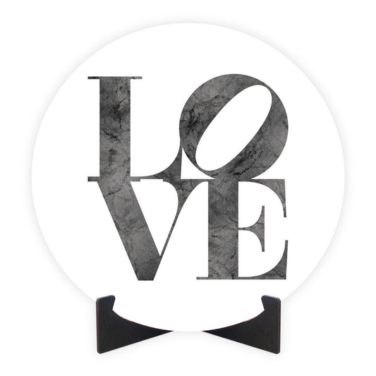 Minimalistic B&W Pennsylvania Love Light | Wood Sign | Eaches | Min 1