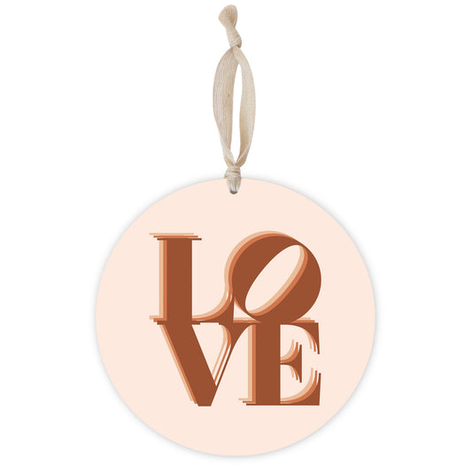 Modern Minimalist Pennsylvania Love Light | Wood Ornament | Eaches | Min 1