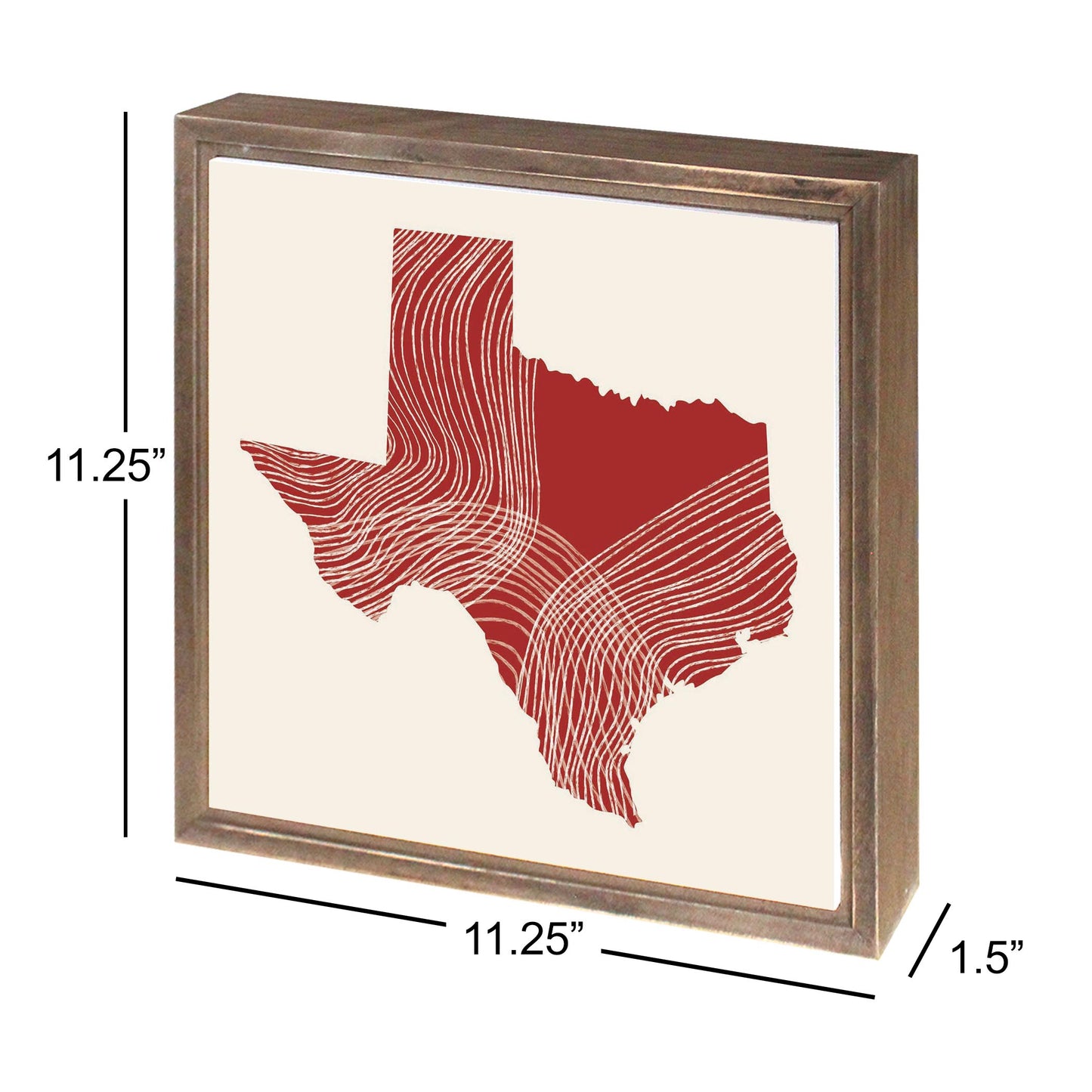 Modern Minimalist Texas Fluid Line State Shape | Wood Sign | Eaches | Min 1