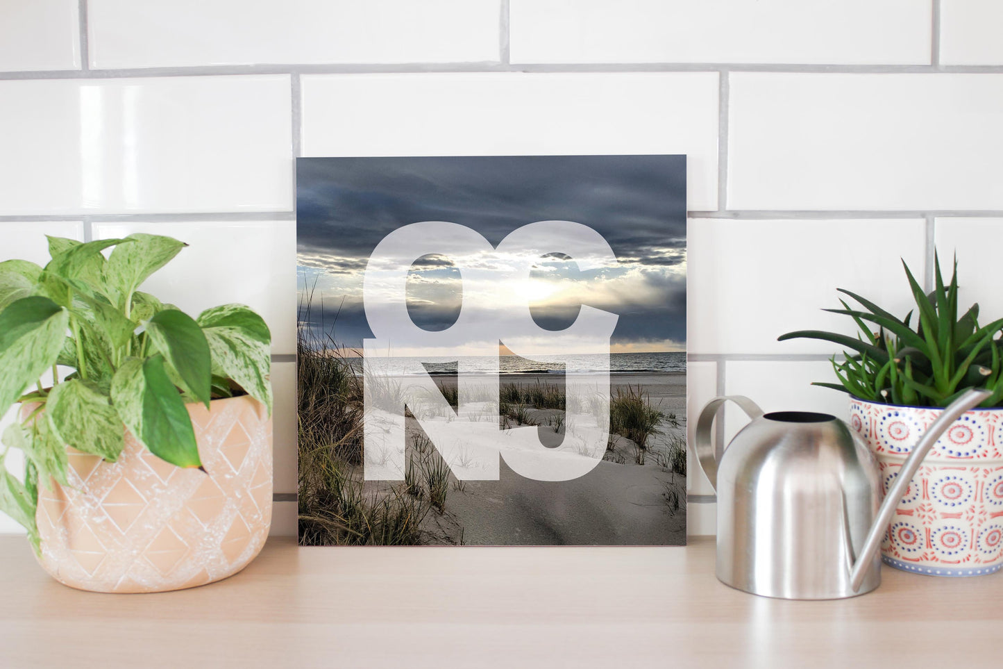 OCNJ Photo With Text | Wood Sign | Eaches | Min 2