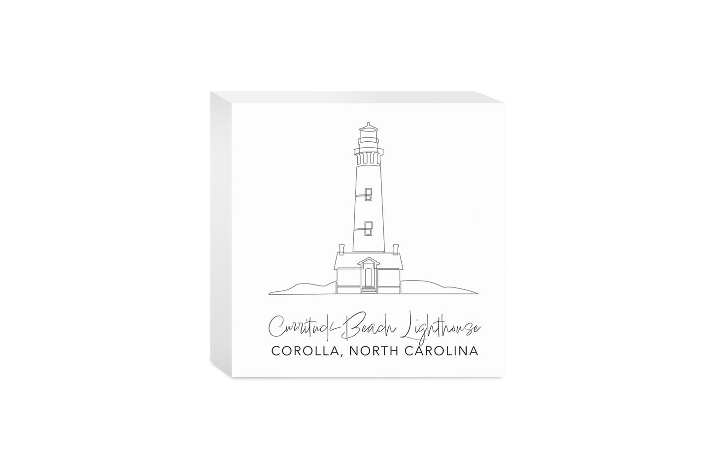 Currituck Beach Lighthouse | Wood Block | Eaches | Min 4