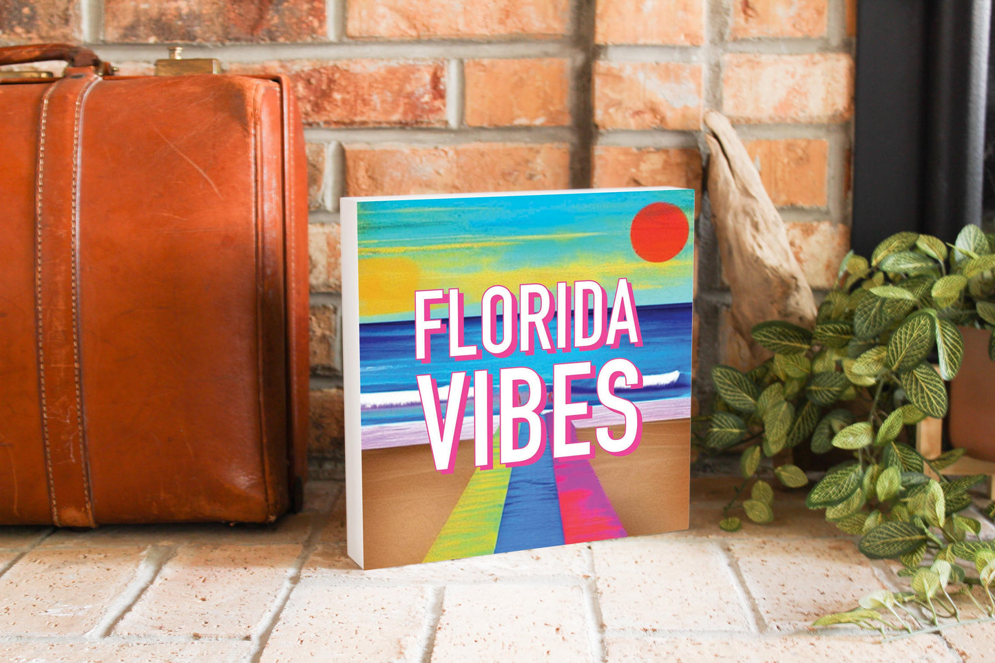 Florida Vibes | Wood Block | Eaches | Min 2