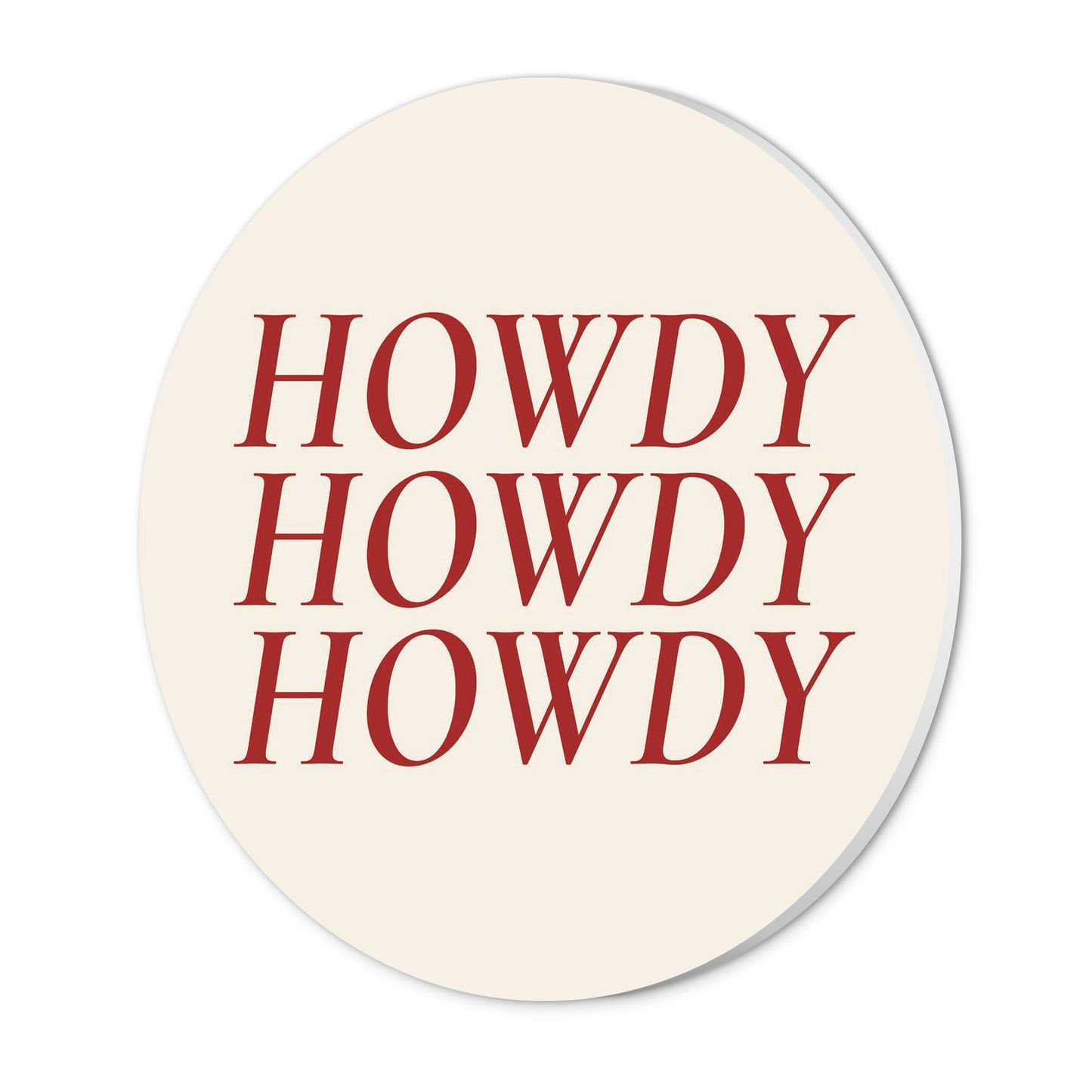 Modern Minimalist Texas Howdy | Wood Sign | Eaches | Min 1