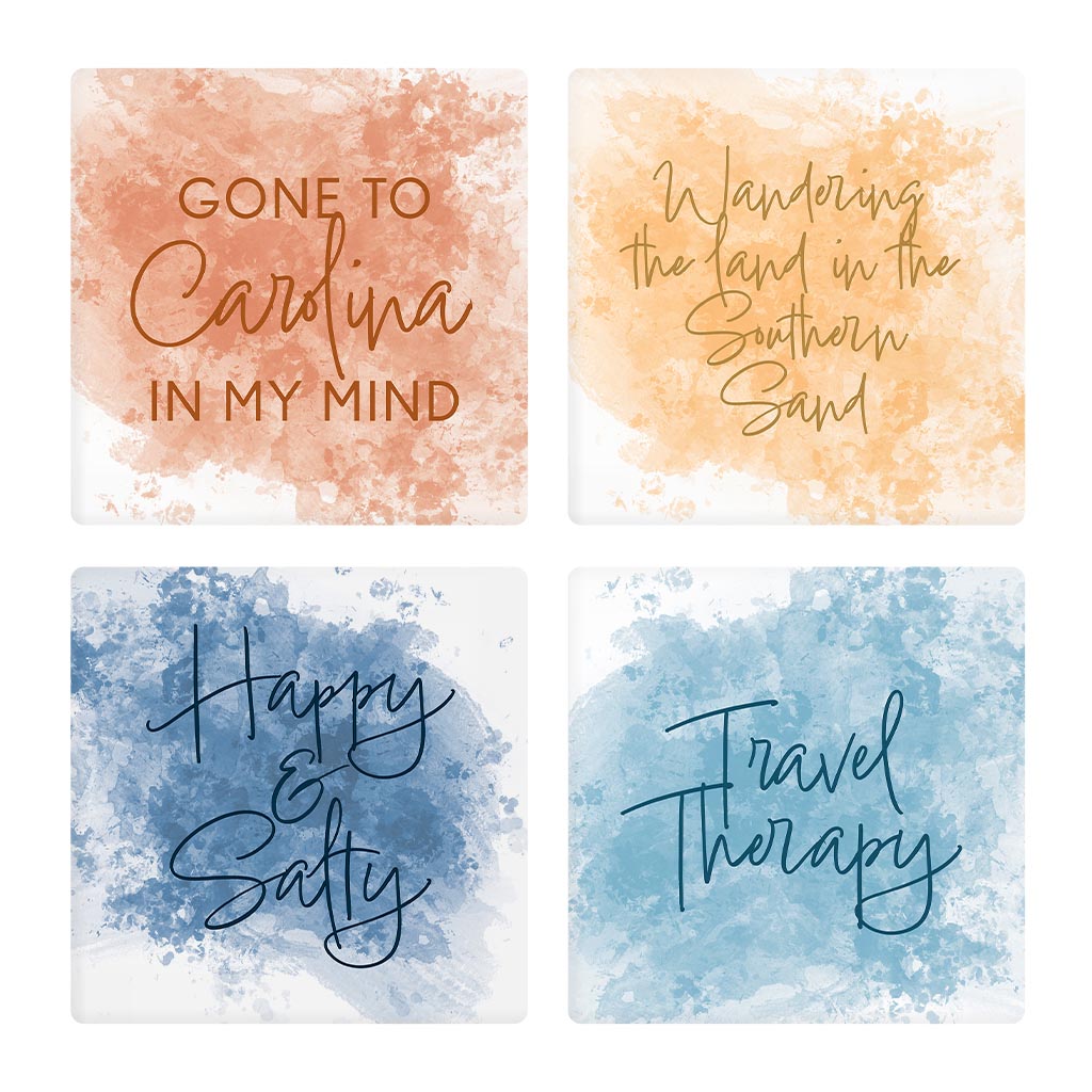 South Carolina Sayings| Absorbent Coasters | Set of 4 | Min 2