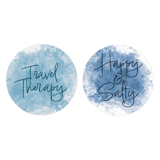 North Carolina Sayings Blue| Absorbent Car Coasters | Set of 2 | Min 4