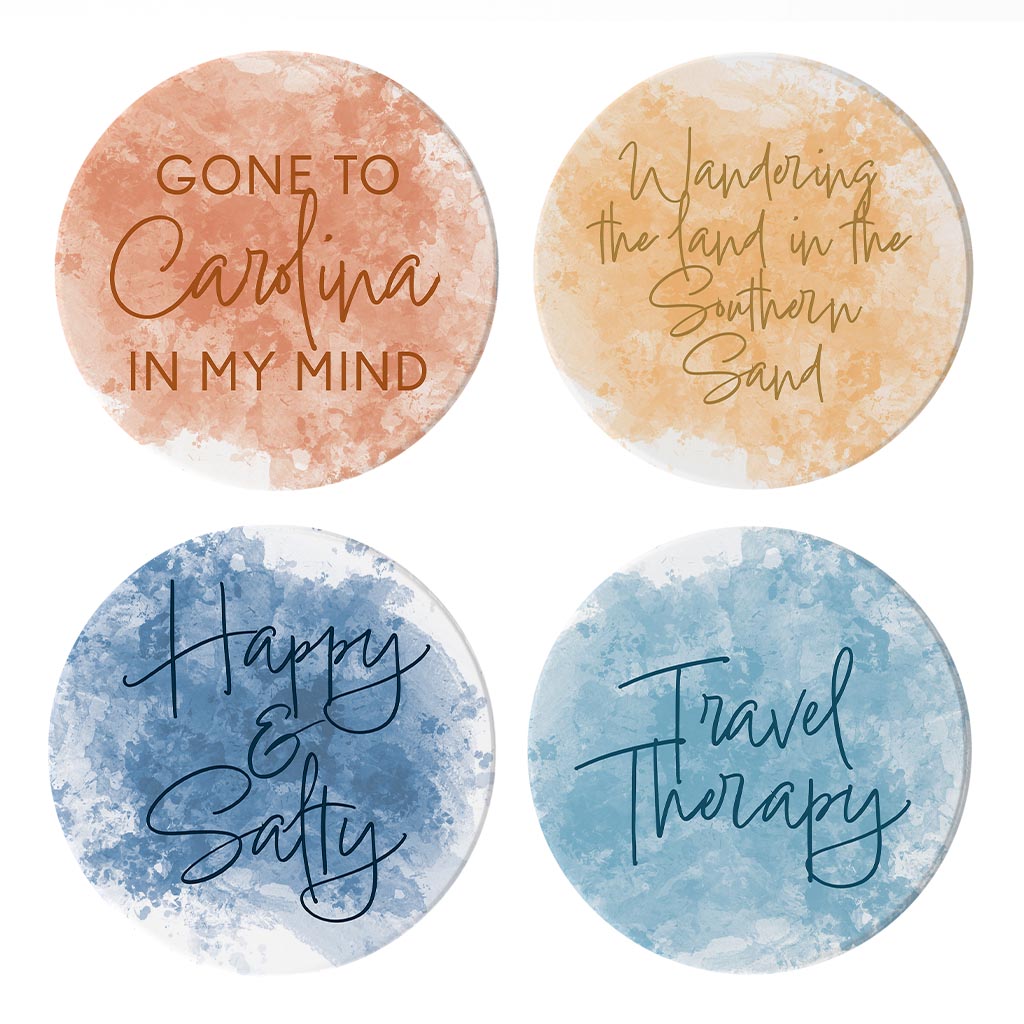 North Carolina Sayings| Absorbent Coasters | Set of 4 | Min 2