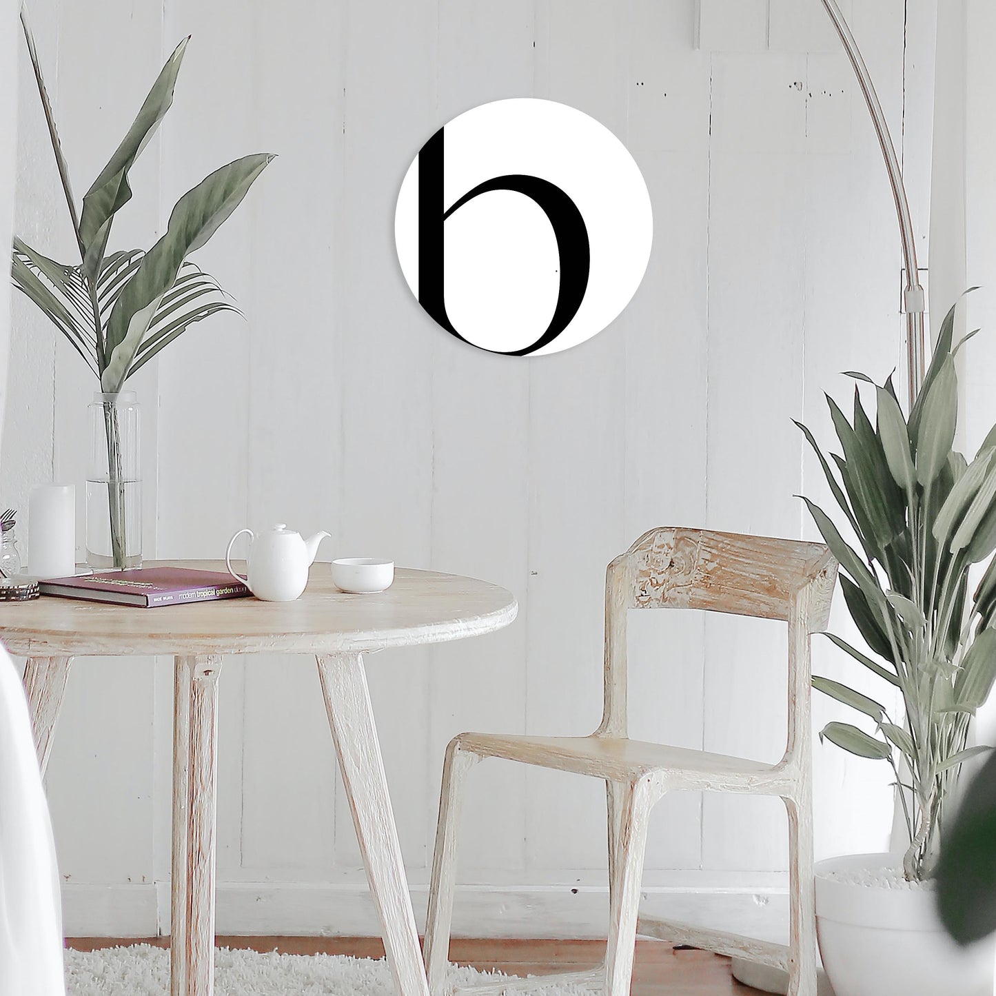 Minimal Monogram B | Wood Sign | Eaches | Min 1