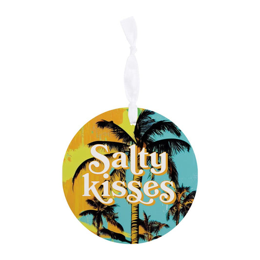 Salty Kisses Palm Trees| Wood Ornament | Eaches | Min 6