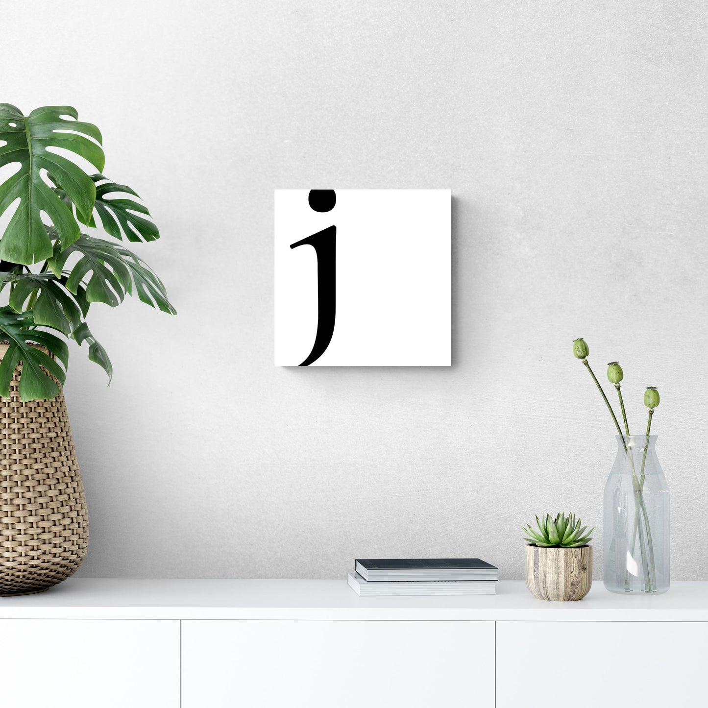 Minimal Monogram J | Wood Sign | Eaches | Min 2