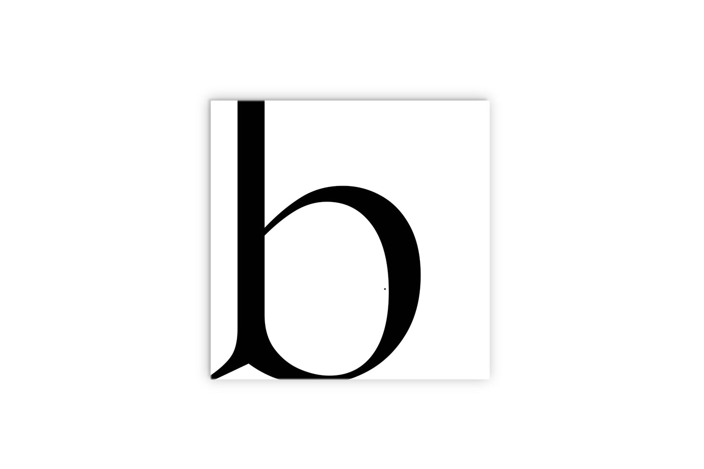 Minimal Monogram B | Wood Sign | Eaches | Min 2