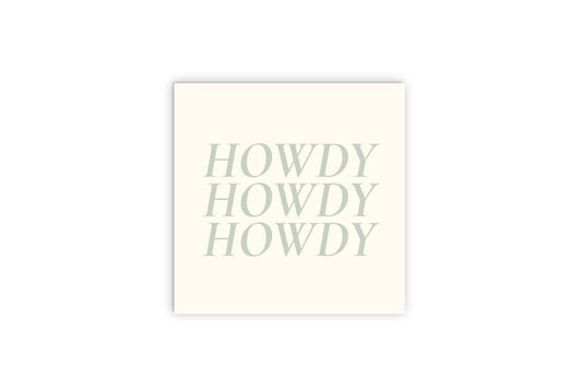 Modern Minimalist Oklahoma Howdy | Wood Sign | Eaches | Min 2