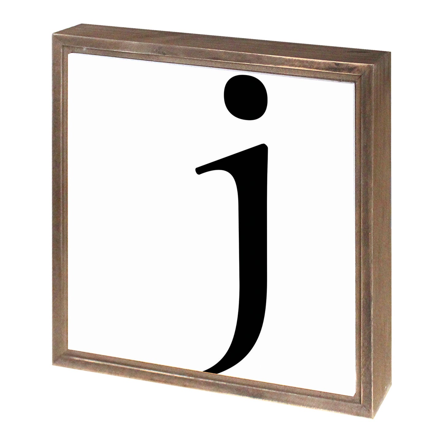 Minimalist Monogram J | Wood Sign | Eaches | Min 1