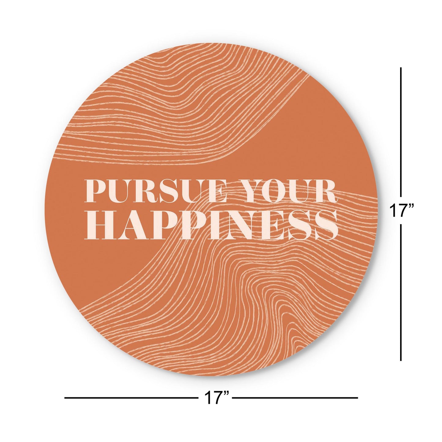 Modern Minimalist Pennsylvania Happiness Quip | Wood Sign | Eaches | Min 1