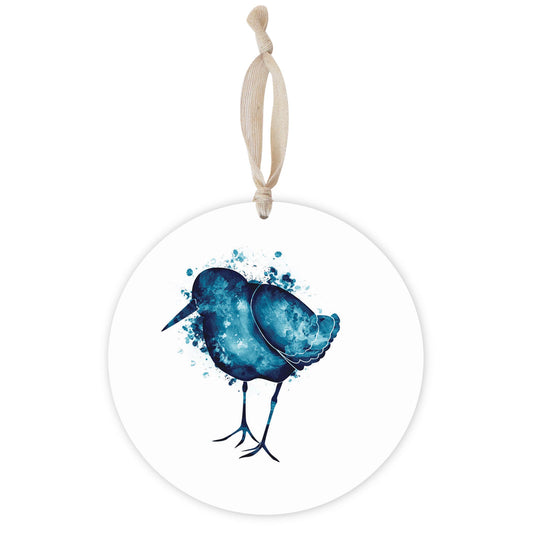 East Coast Water Color Sand Piper | Wood Ornament | Eaches | Min 1