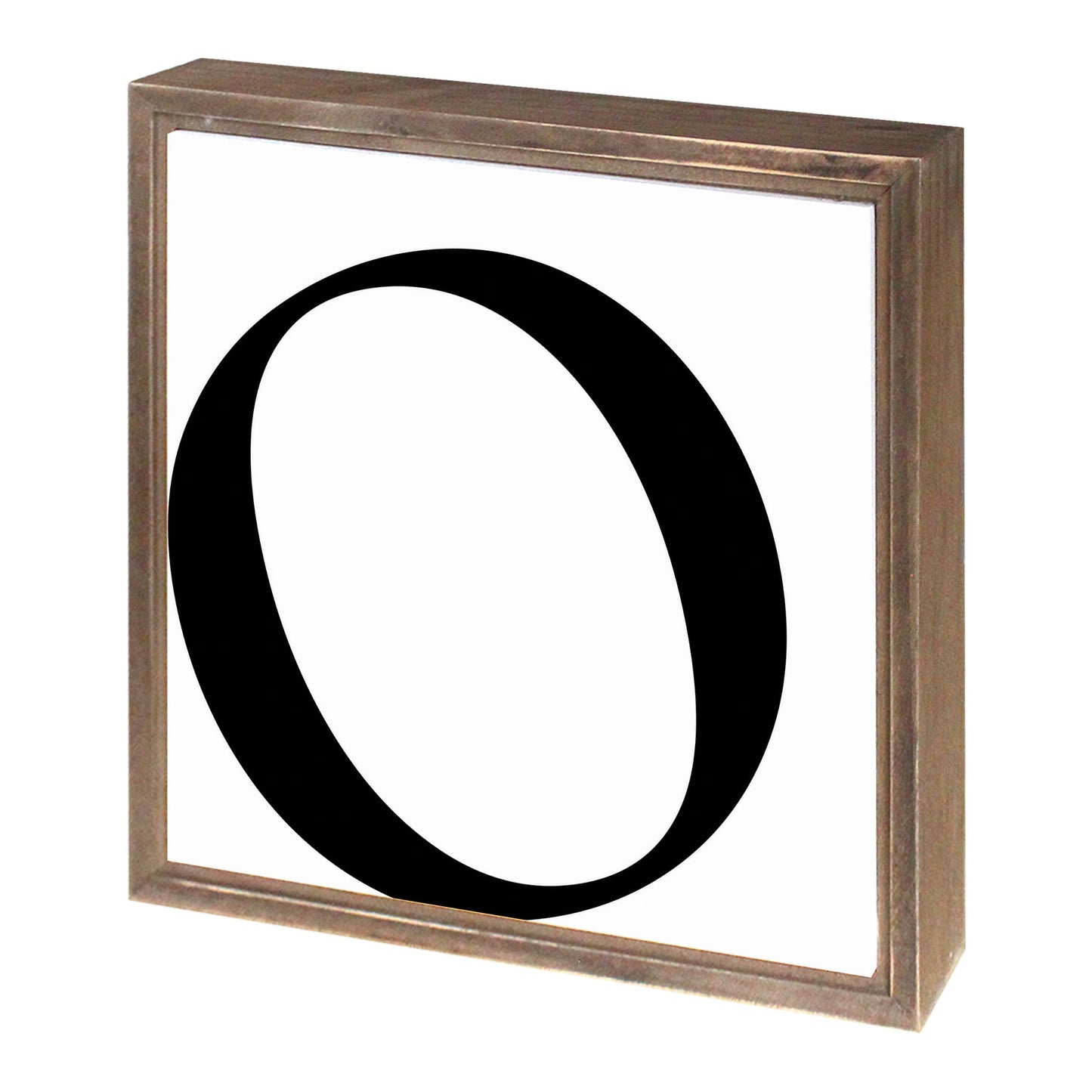 Minimalist Monogram O | Wood Sign | Eaches | Min 1