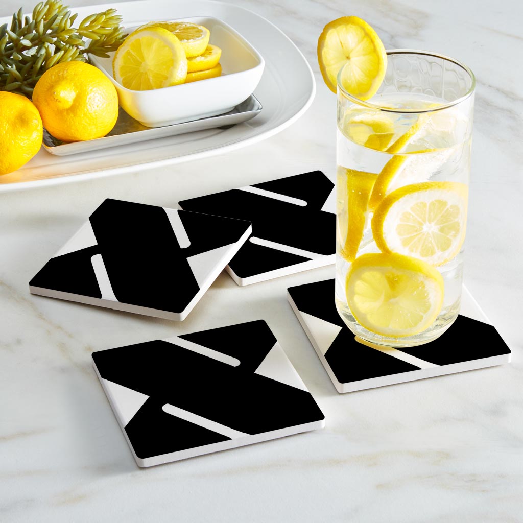 Fun Chunky Monogram X | Absorbent Coasters | Set of 4 | Min 2