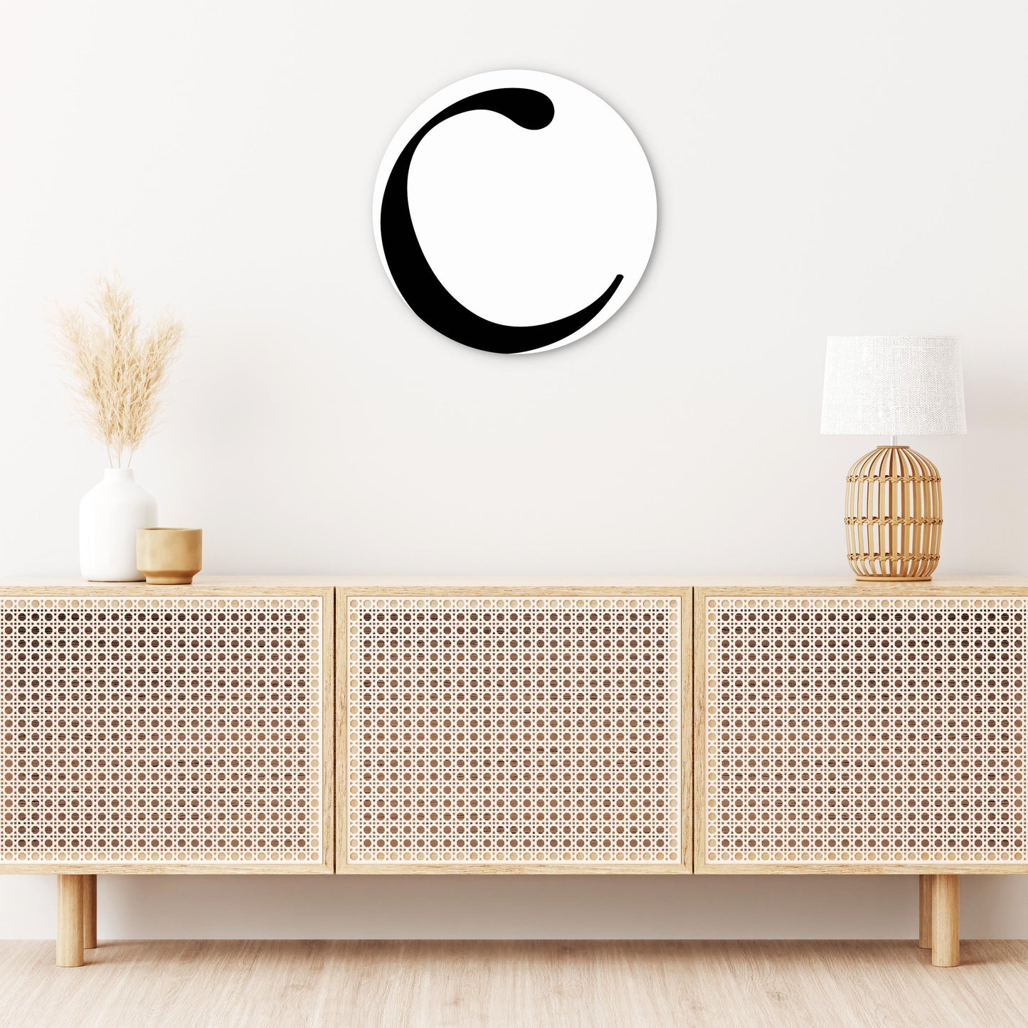 Minimalist Monogram C | Wood Sign | Eaches | Min 1