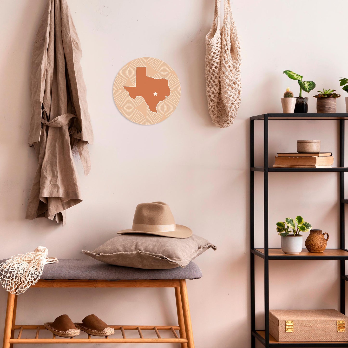 Modern Minimalist Texas Austin Star | Wood Sign | Eaches | Min 1