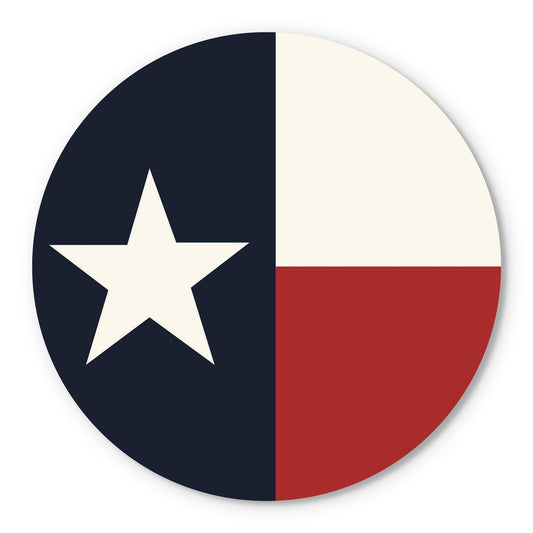 Modern Minimalist Texas Colors Flag | Wood Sign | Eaches | Min 1