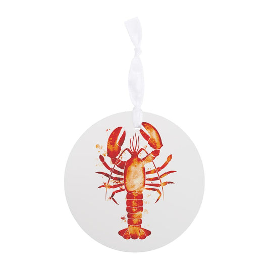 East Coast Water Color Lobster | Wood Ornament | Eaches | Min 6