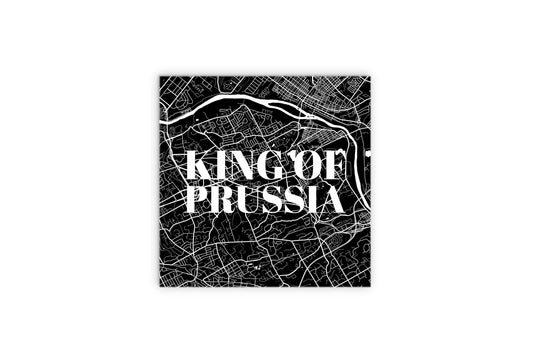 Minimalistic B&W Pennsylvania King Of Prussia Map | Wood Sign | Eaches | Min 2